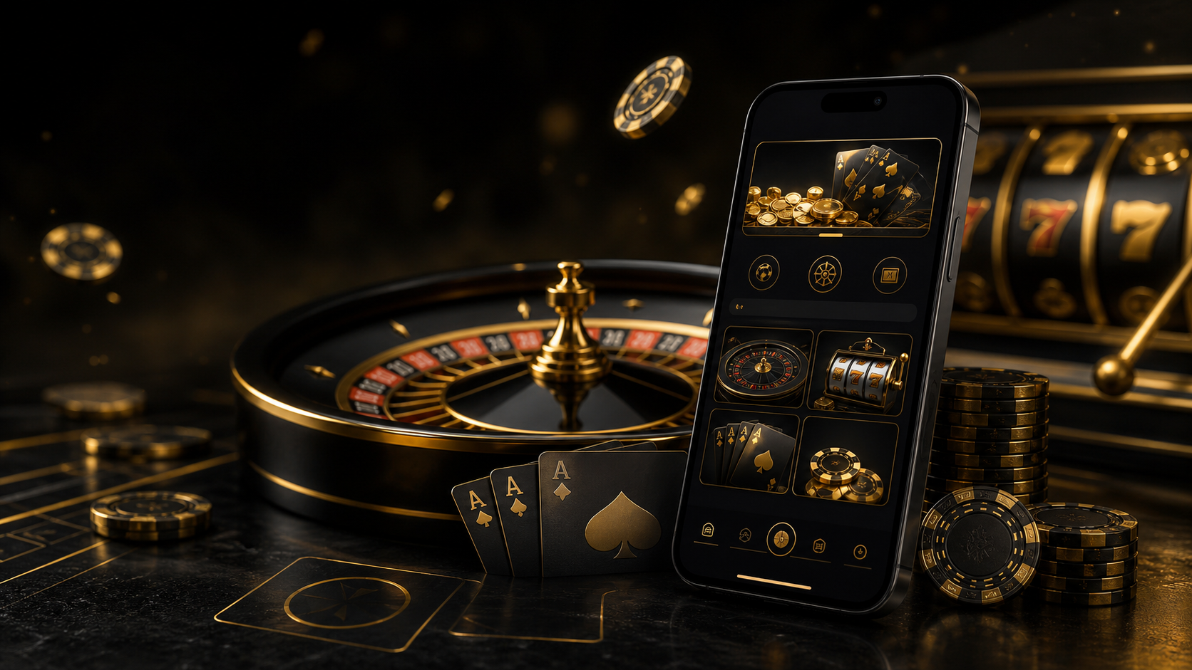 Sky247 official website dark gold casino interface